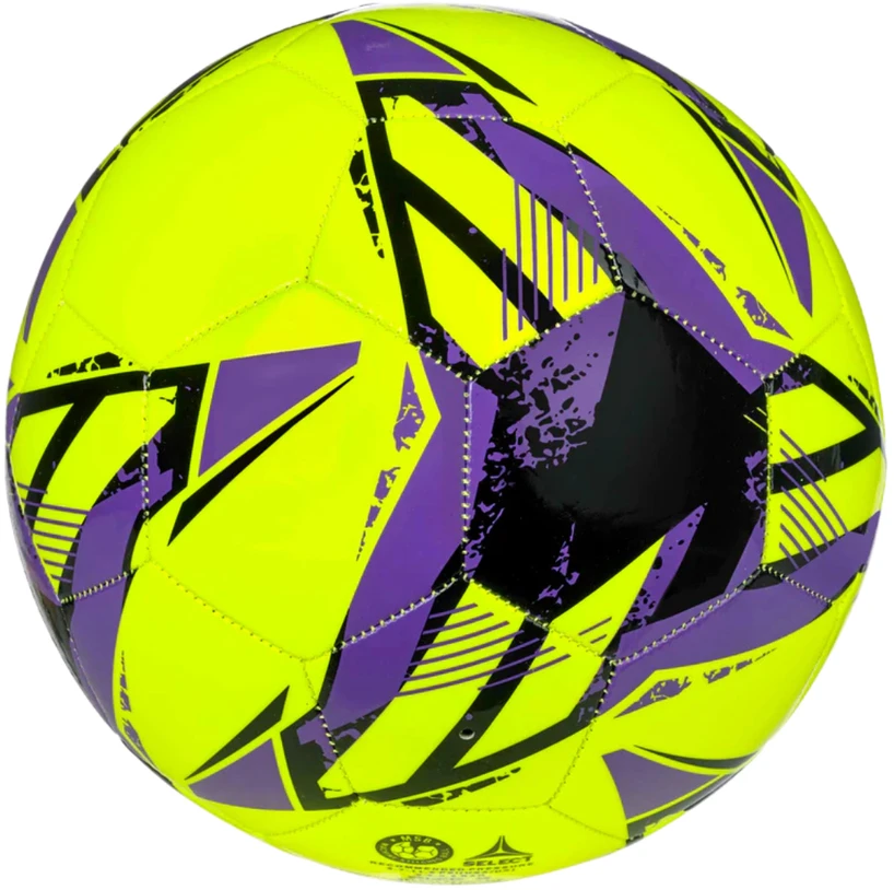 Futbolo kamuolys Select Classic v26, geltonas-violetinis-juodas, 160076