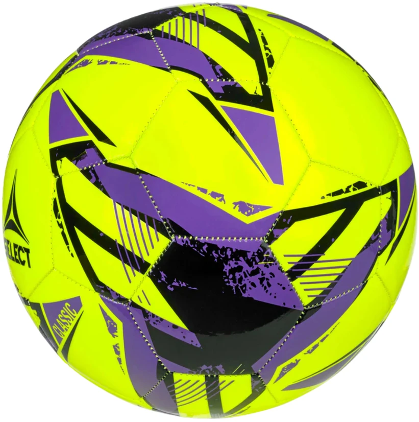 Futbolo kamuolys Select Classic v26, geltonas-violetinis-juodas, 160076