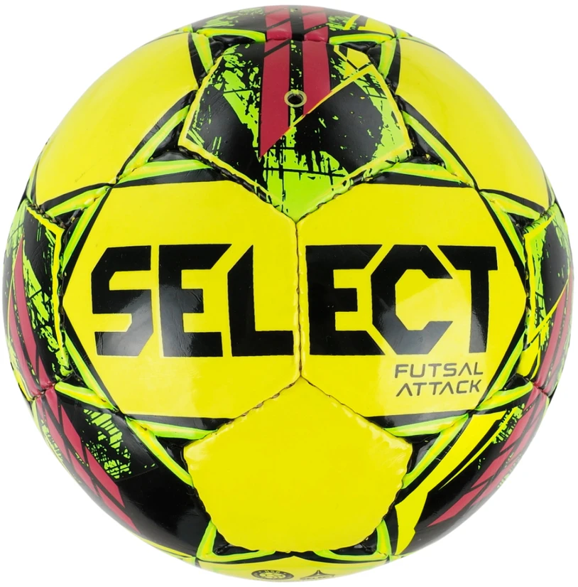 Futbolo kamuolys Select Hala Futsal Attack v22 II gatunek geltona ir-rožinė 17623/370016 (4)