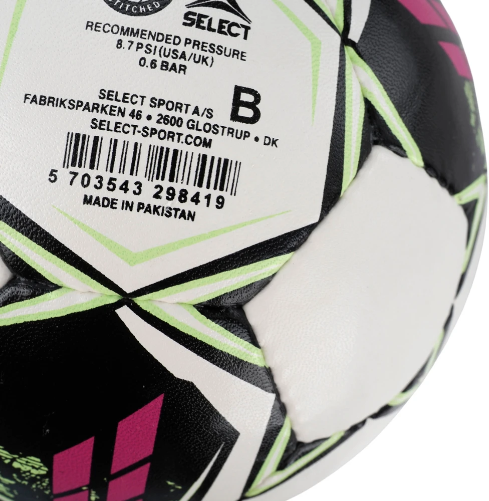 Futbolo kamuolys Select Hala Futsal Attack v22 2 gatunek balta ir-rožinė 17622/370016 (4)