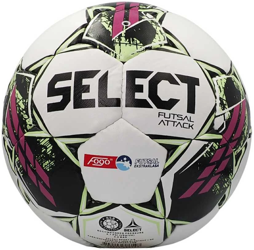 Select Futsalo "Attack FOGO Ekstraklasa" kamuolys, baltas