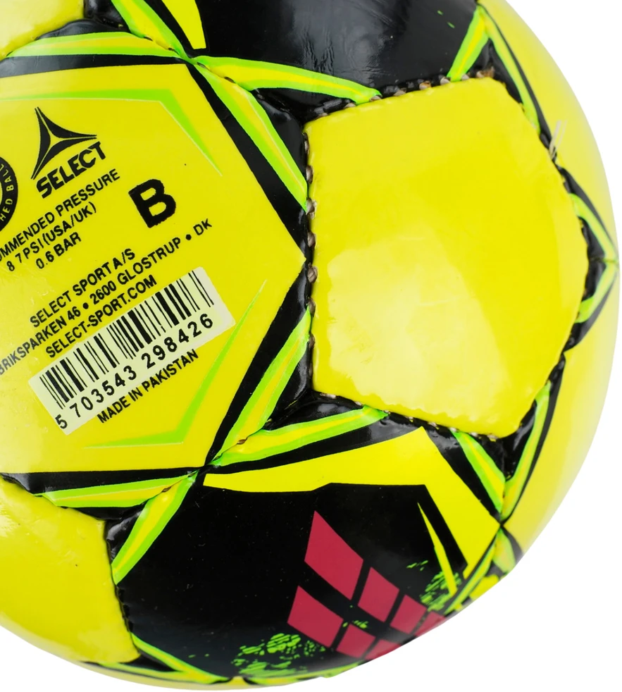 Futbolo kamuolys Select Hala Futsal Attack v22 II gatunek geltona ir-rožinė 17623/370016 (4)