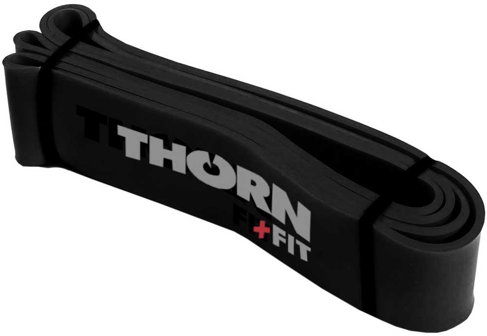 Latekso mankštos juosta Thorn Fit Latex Superband 208x3.20x0.45cm maža juoda