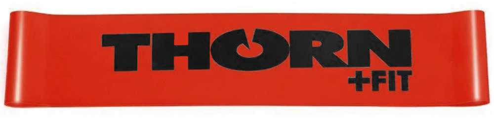 Thorn Fit atsparumo juosta mankštos juosta 500x50x0,95mm vidutinė Raudona