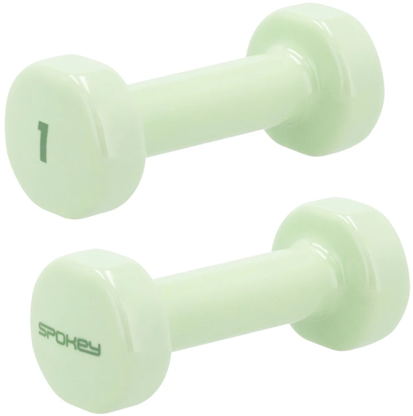 Vinilinių hantelių rinkinys Spokey SHAPE 2x 1kg