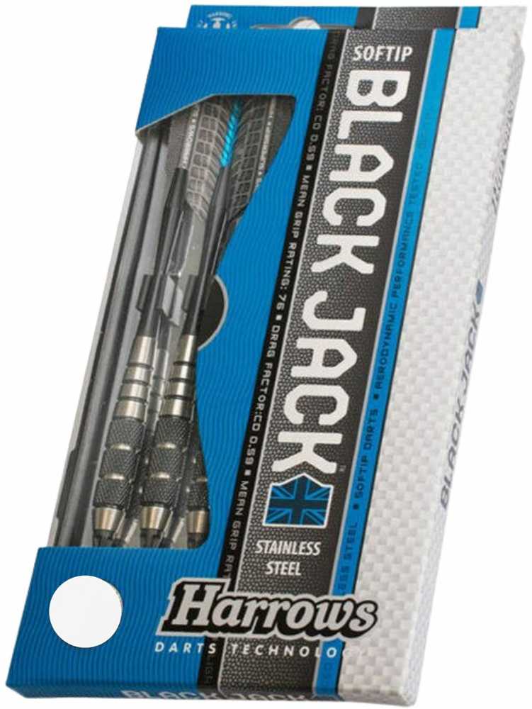 Harrows Akėčios Rzutki Akėčios Juodas Jack Softip 16 gk