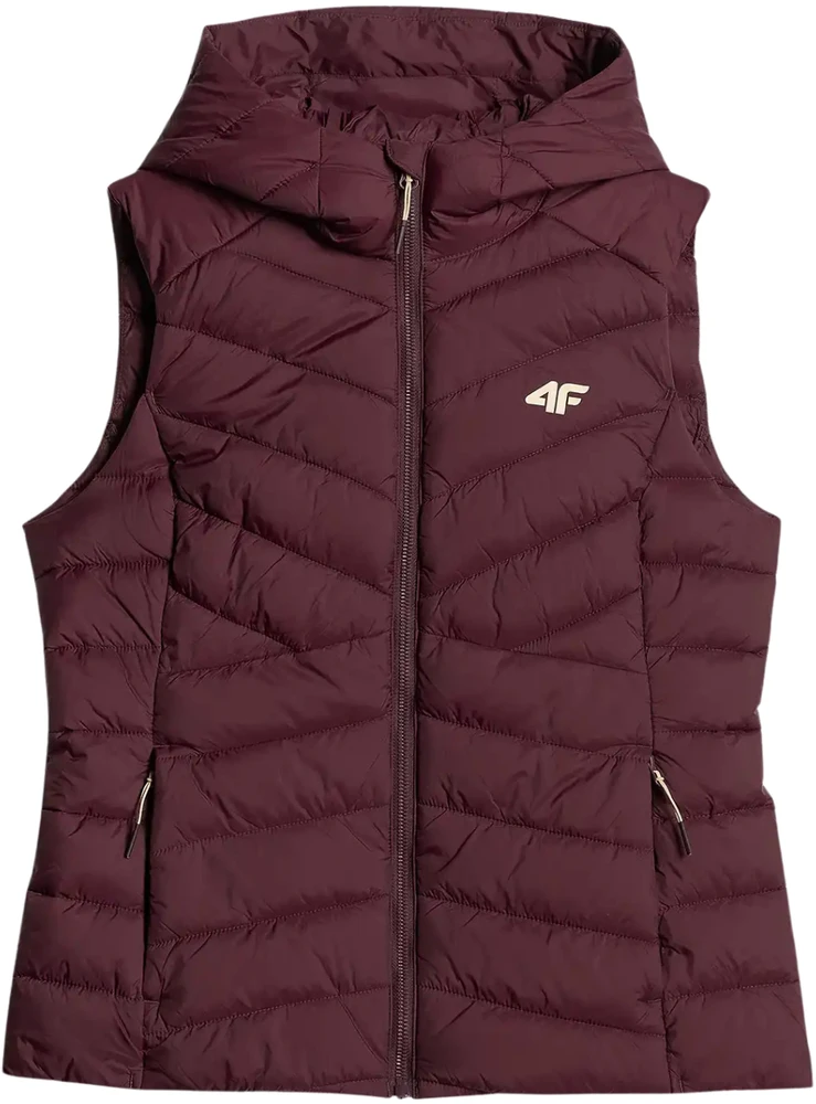 Kamizelka damska 4F F372 burgund 4FWAW26TVJAF372 60S (XL)