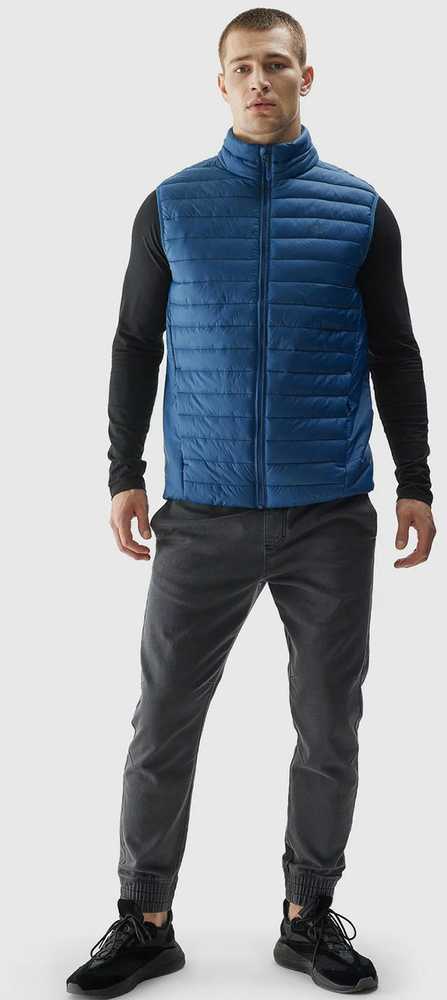 Kamizelka vyriška 4F M062 denim 4FAW23TVESM062 32S L