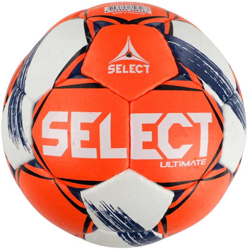 Kamuolys ręczna Select Ultimate European League 2 v24 EHF oranžinė-balta 13326 (2)