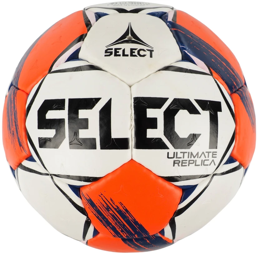 Kamuolys ręczna Select Ultimate European League Replic 3 v25 EHF II gatunek balta ir-oranžinė 13521/270063 (3)