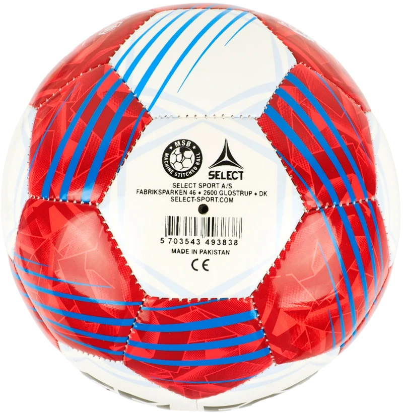 Kamuolys ręczna Select Ultimate Superliga v26 MINI raudona-balta 441166