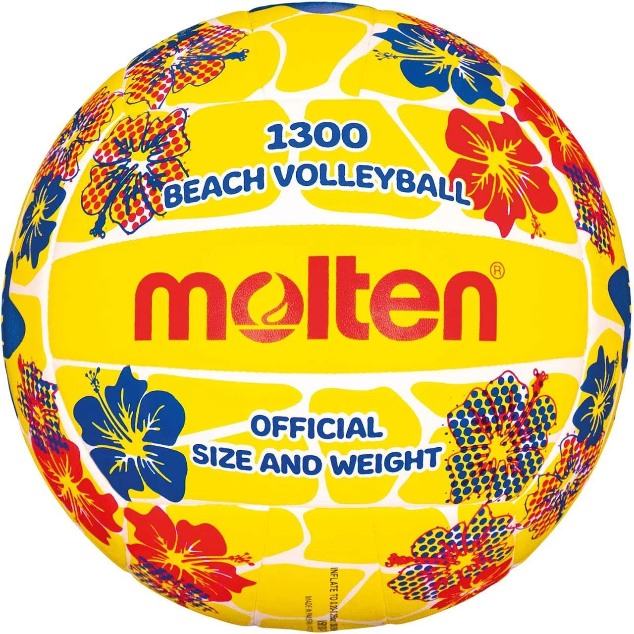 Tinklinio kamuolys beach leisure MOLTEN V5B1300-FY sint. oda