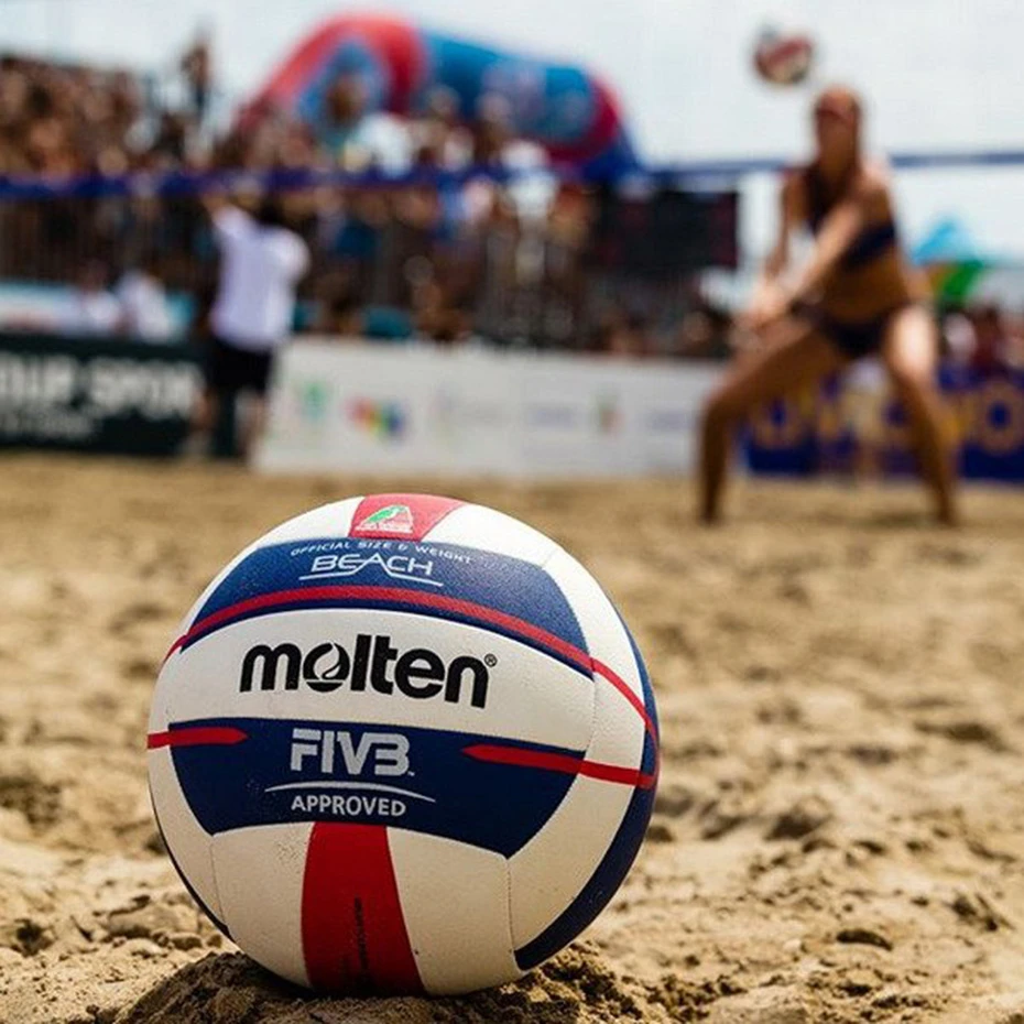 Tinklinio kamuolys beach competition MOLTEN V5B5000 FIVB sint. dydis 5