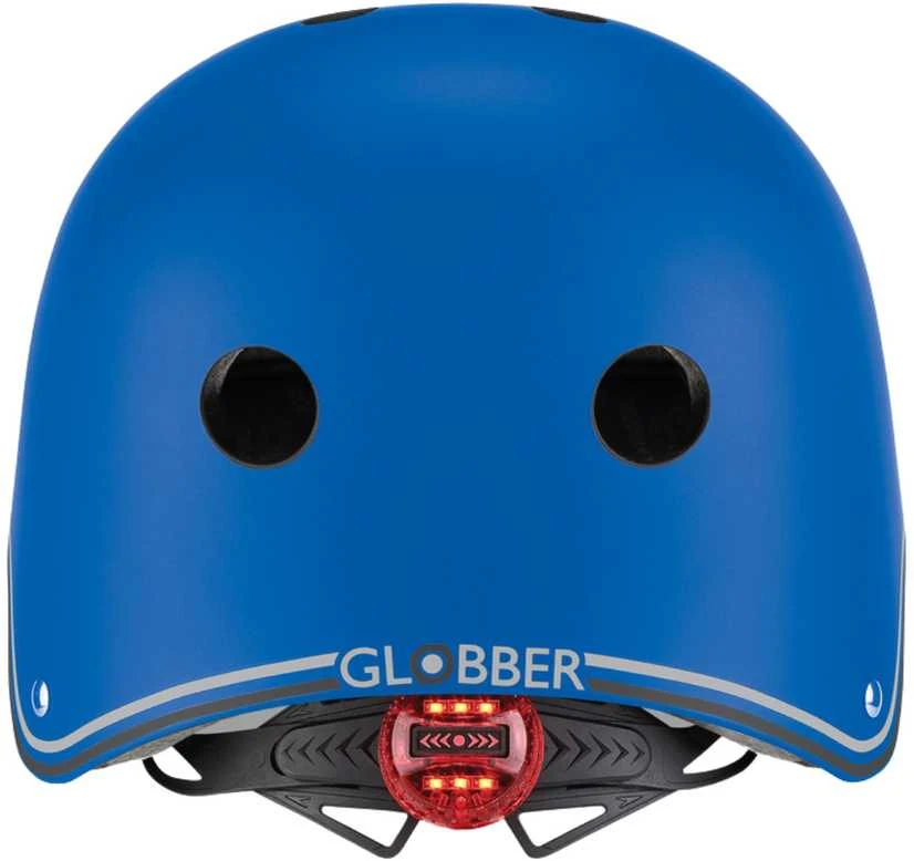 GLOBBER šalmas Primo Lights, XS/S (48-53cm), tamsiai mėlynas
