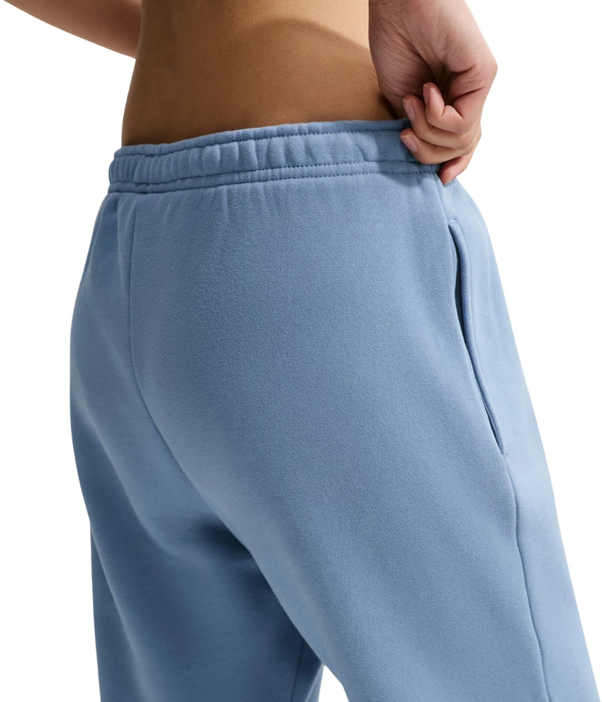Kelnės moterims Nike Studio Fleece jasnoniebieskie IM8076 486 (L)