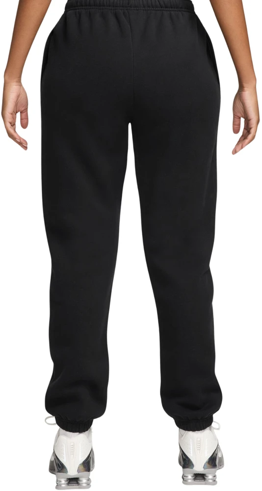 Kelnės moterims Nike Studio Fleece juoda IM8076 001 (L)