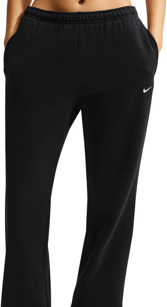 Kelnės moterims Nike Studio Fleece Medium Weight juoda IM8078 001 (XL)