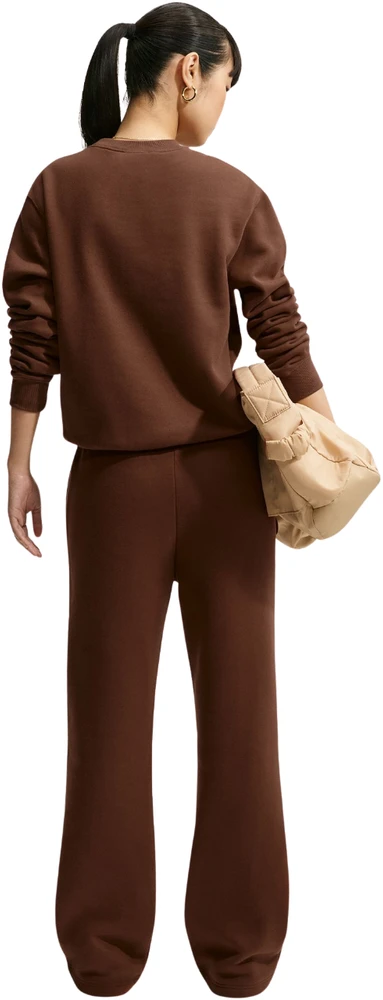 Kelnės moterims Nike Studio Fleece Medium Weigh ruda IM8078 259 (S)