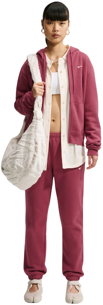 Kelnės moterims Nike Studio Fleece rožinė IM8076 654 (XL)