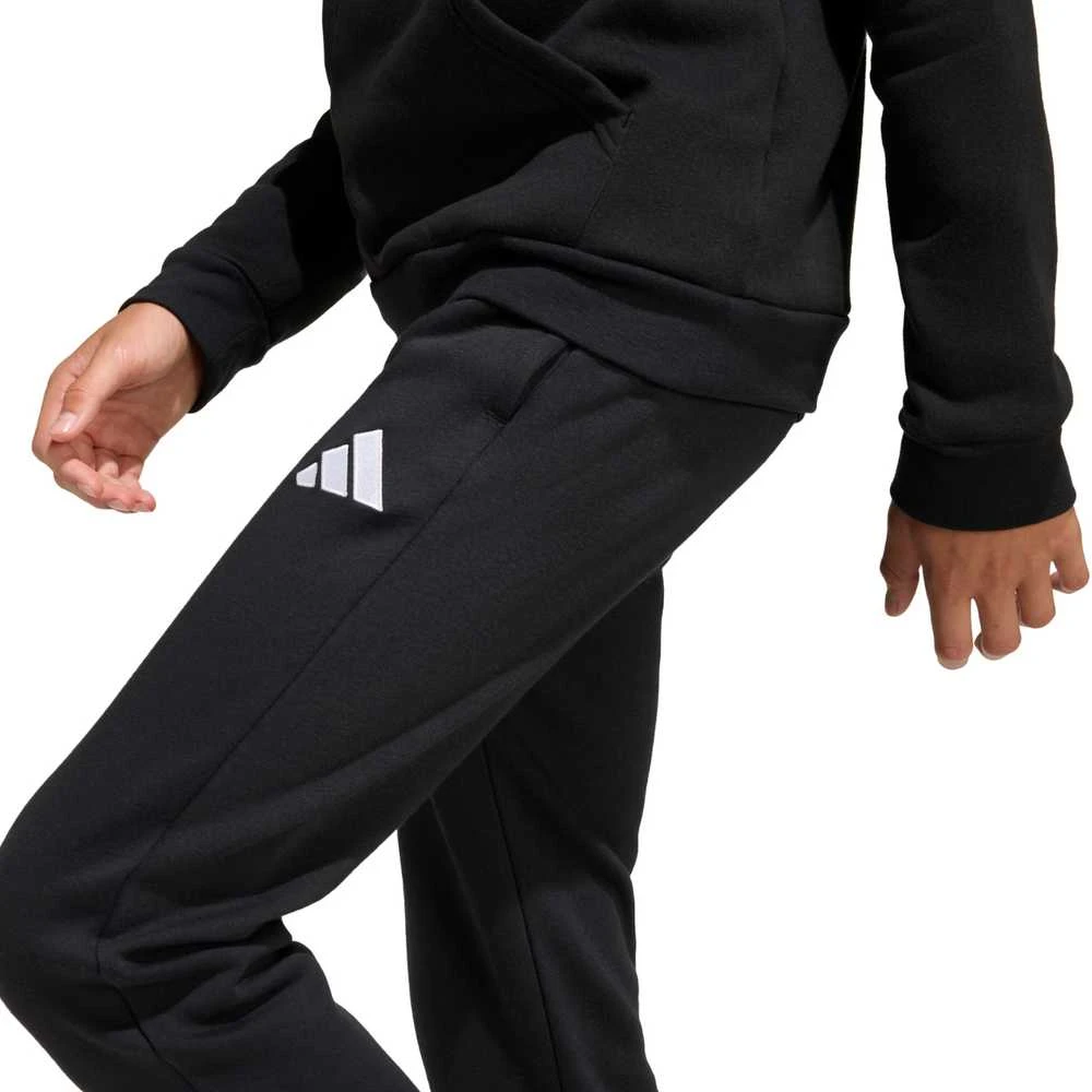 Juodos adidas Entrada 26 kelnės vaikams, šoninis vaizdas
