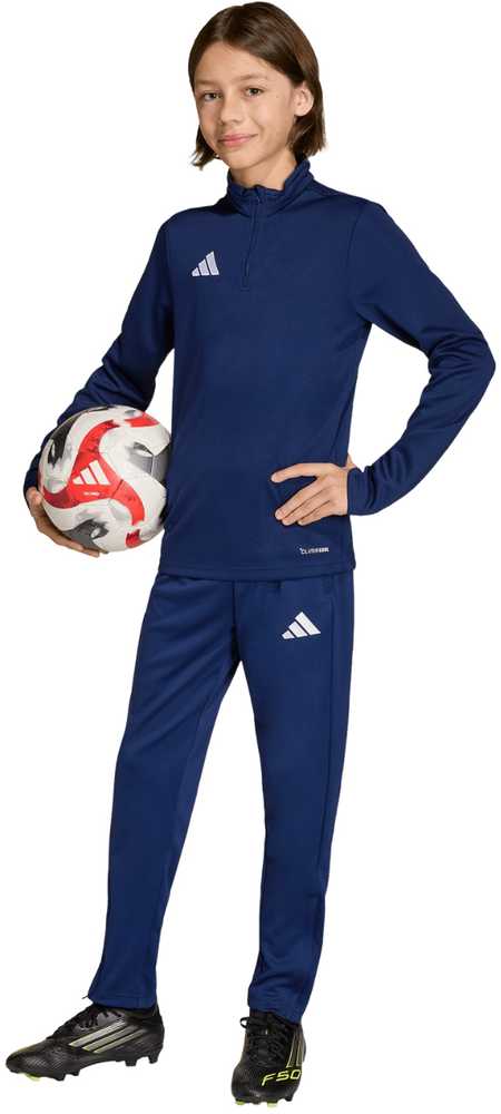 Vaikiškos treninginės kelnės adidas Entrada 26, tamsiai mėlynos