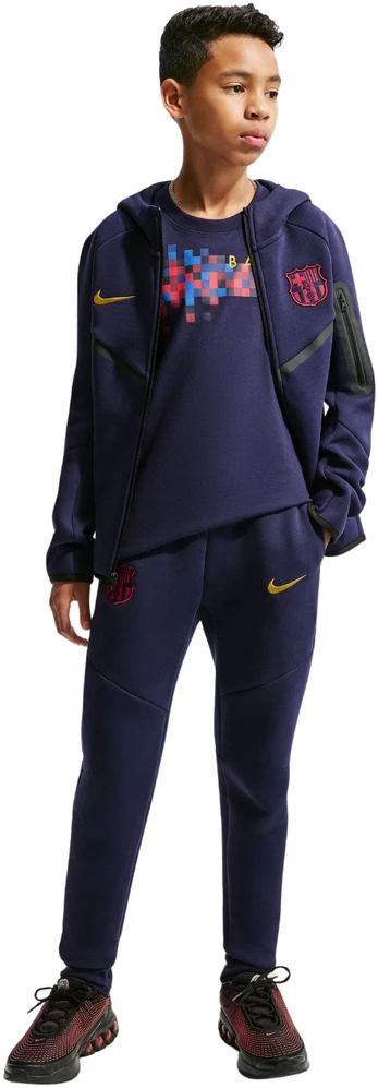 Kelnės vaikams Nike FC Barcelona Tech Fleece tamsiai mėlyna II3728 498 (XS)
