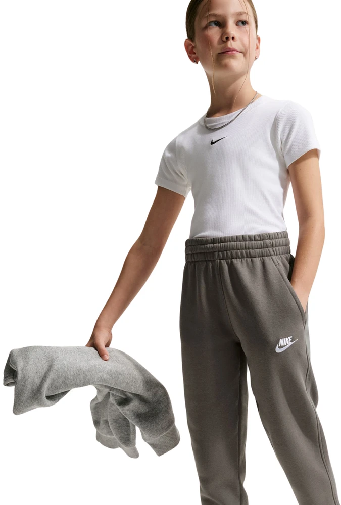 Kelnės vaikams Nike Sportswear Club Fleece pilka FD3008 289 (L)