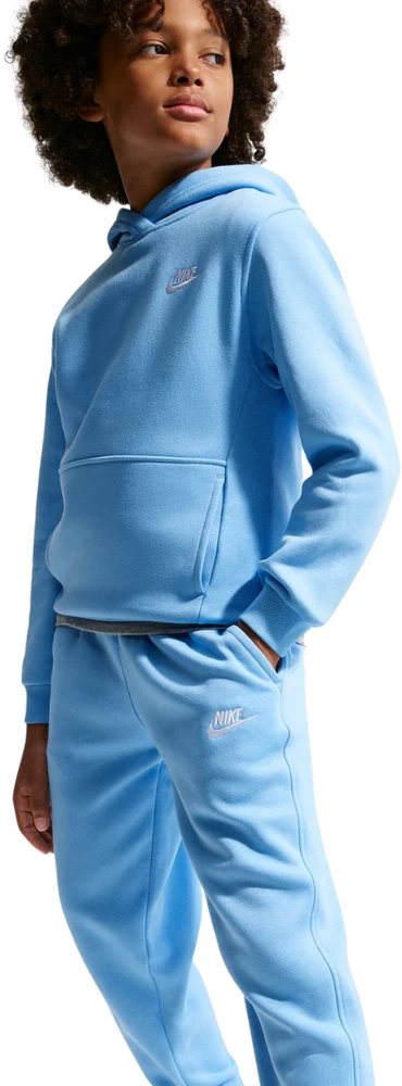 Kelnės vaikams Nike Sportswear Club Fleece jasnoniebieskie FD3008 497 (XS)