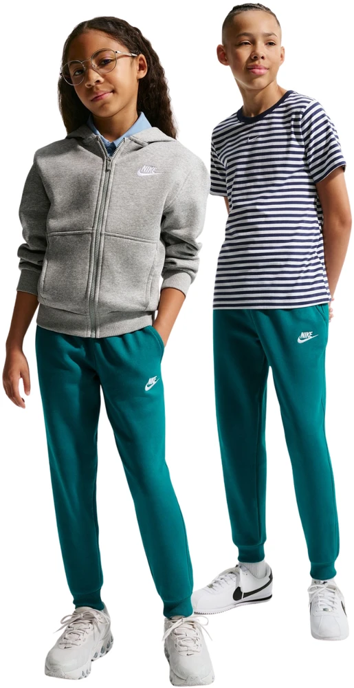 Kelnės vaikams Nike Sportswear Club Fleece žalia FD3008 372 (M)