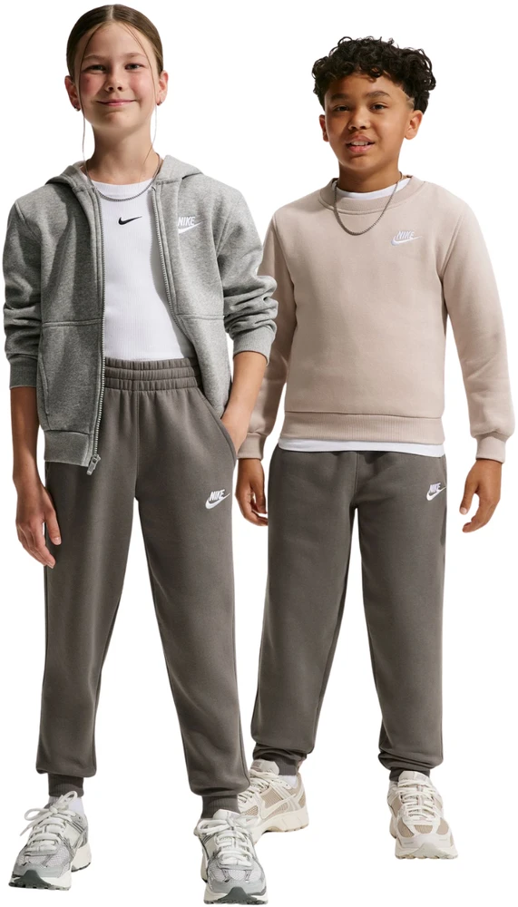 Kelnės vaikams Nike Sportswear Club Fleece pilka FD3008 289 (L)