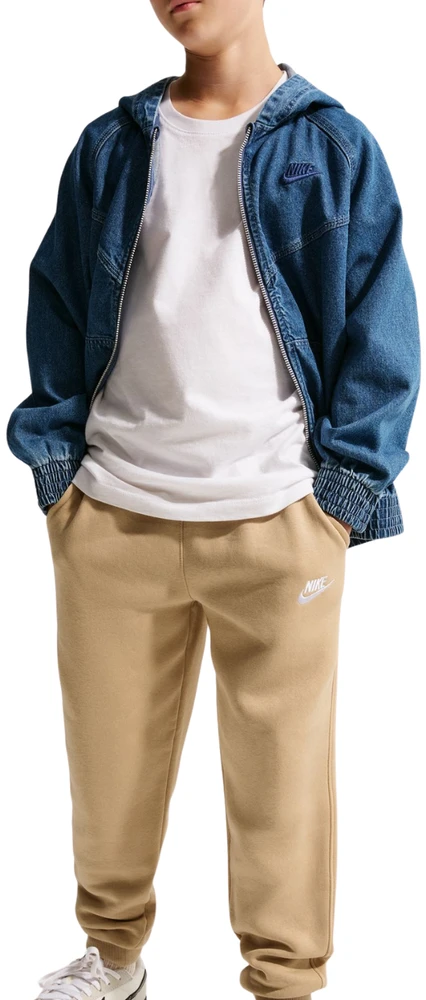 Kelnės vaikams Nike Sportswear Club Fleece smėlio sp. FD3008 286 (S)