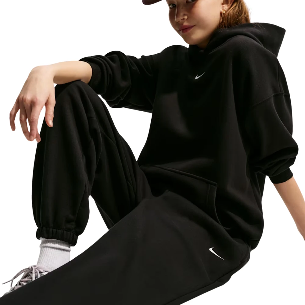 Kelnės vaikams Nike Sportswear Studio Fleece juoda IM4905 010 (L)