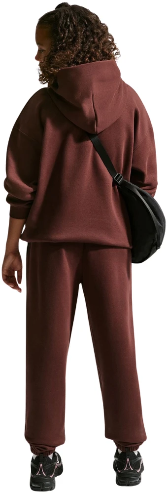 Kelnės vaikams Nike Sportswear Studio Fleece ruda IM4905 658 (XL)