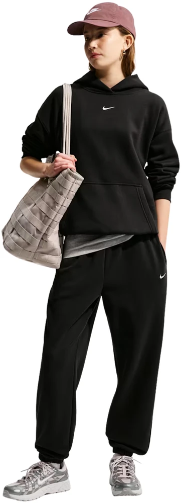Kelnės vaikams Nike Sportswear Studio Fleece juoda IM4905 010 (L)