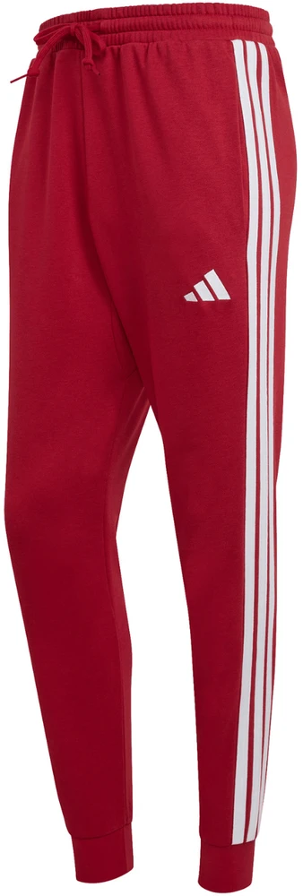 Bordo adidas sportinės kelnės su trimis juostelėmis