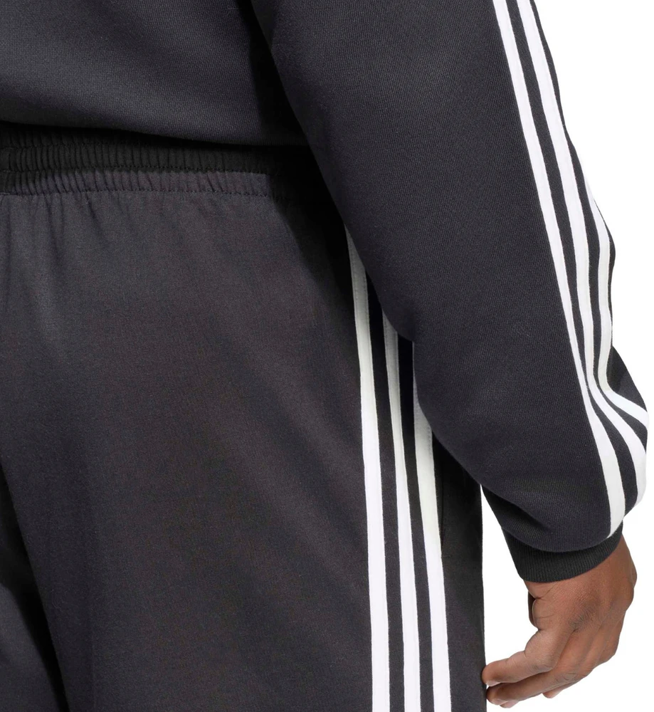 Kelnės vyrams adidas Essentials 3-Stripes Single Jersey juoda KY6611 (XL)