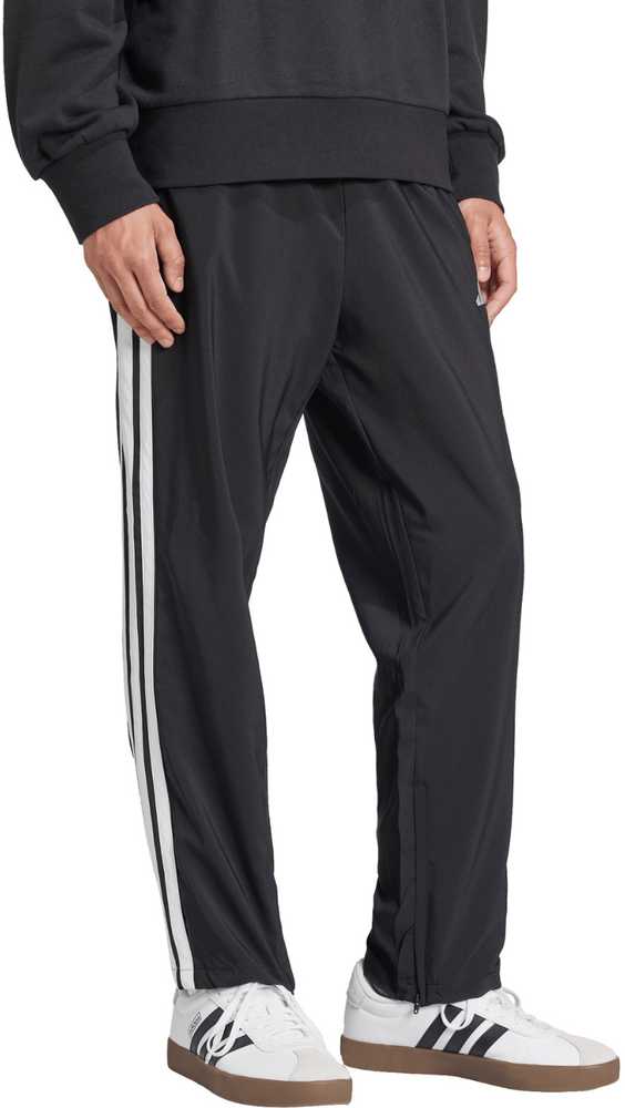 Vyriškos adidas Essentials Stanford kelnės su atvirais galais, juodos JC8491