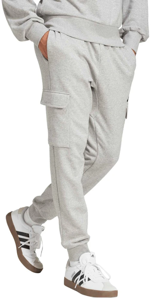 Kelnės vyrams adidas Essentials Feelcozy Cargo jasnoszare JE3823 (S)