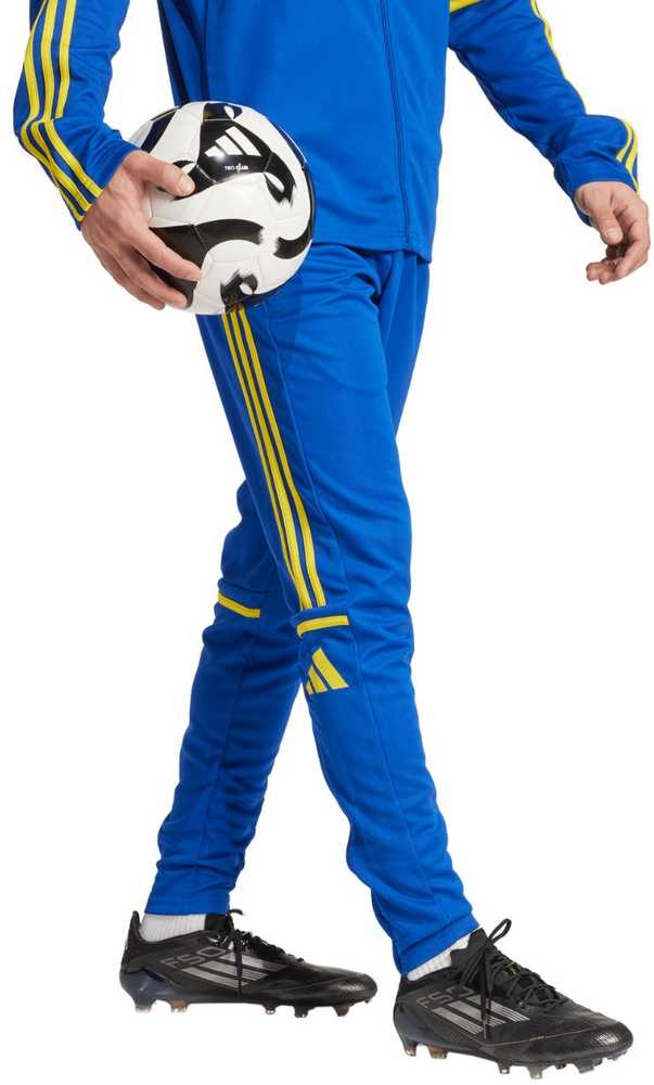 Kelnės vyrams adidas Squadra 25 Training mėlyna-geltona JP3152 (2XL)