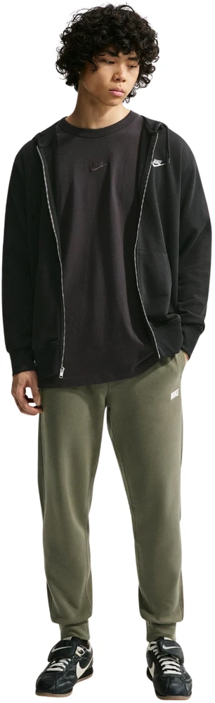 Kelnės vyrams Nike Sportswear Club oliwkowe IO1376 222 (XL)