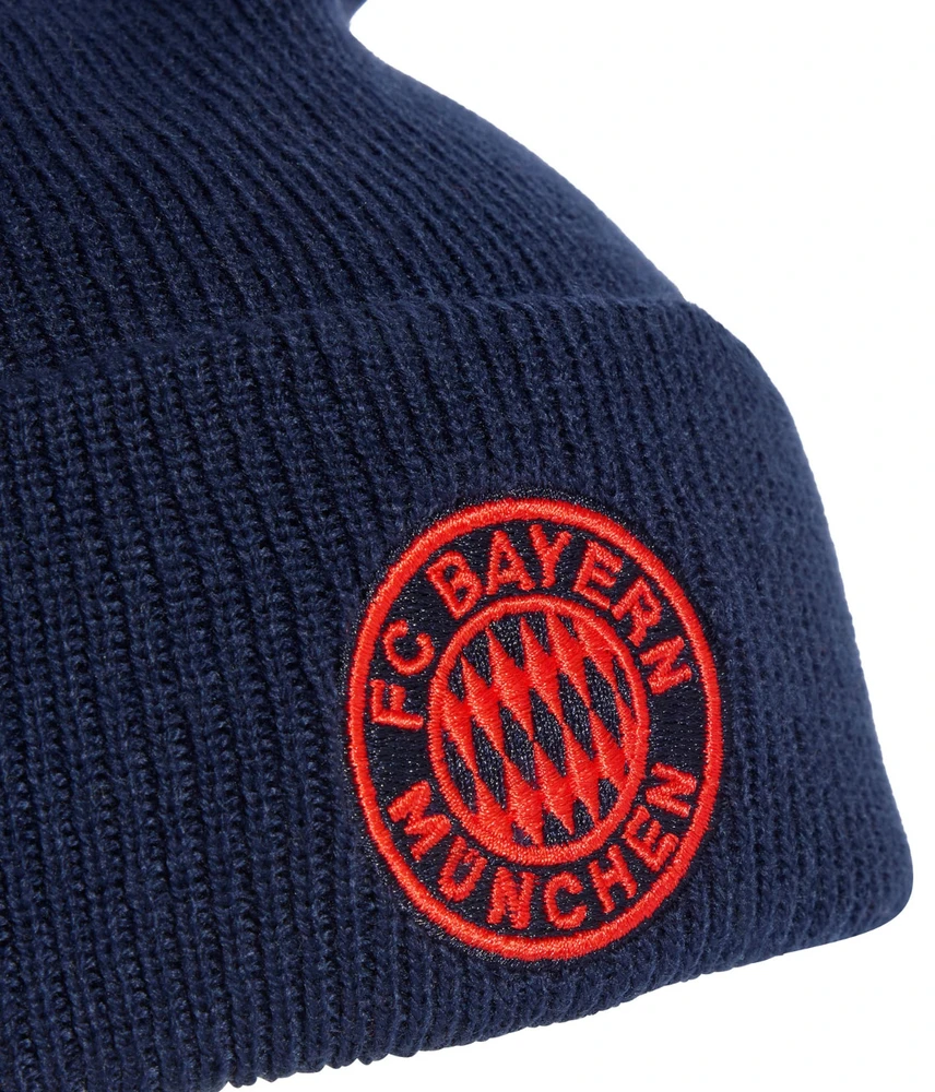 Kepurė Czapka adidas FC Bayern Monachium Woolie tamsiai mėlyna IA2348 (Dorośli M/L)