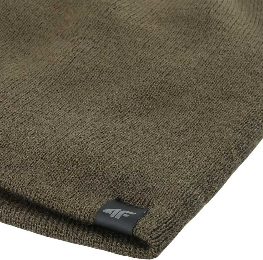 Kepurė Czapka vyriška 4F M577 khaki 4FWAW25ACAPM577 43S (M)