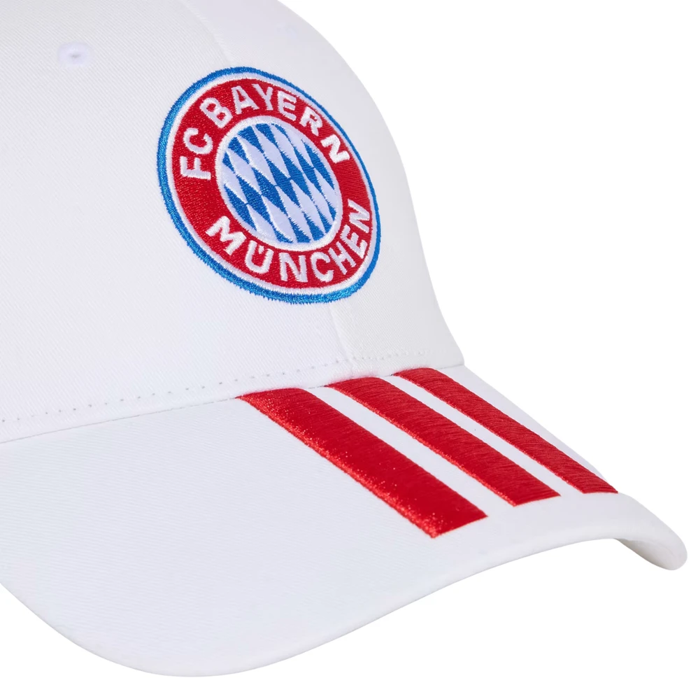 Kepurė su snapeliu vaikams adidas FC Bayern Monachium balta KT3396 (Dzieci)