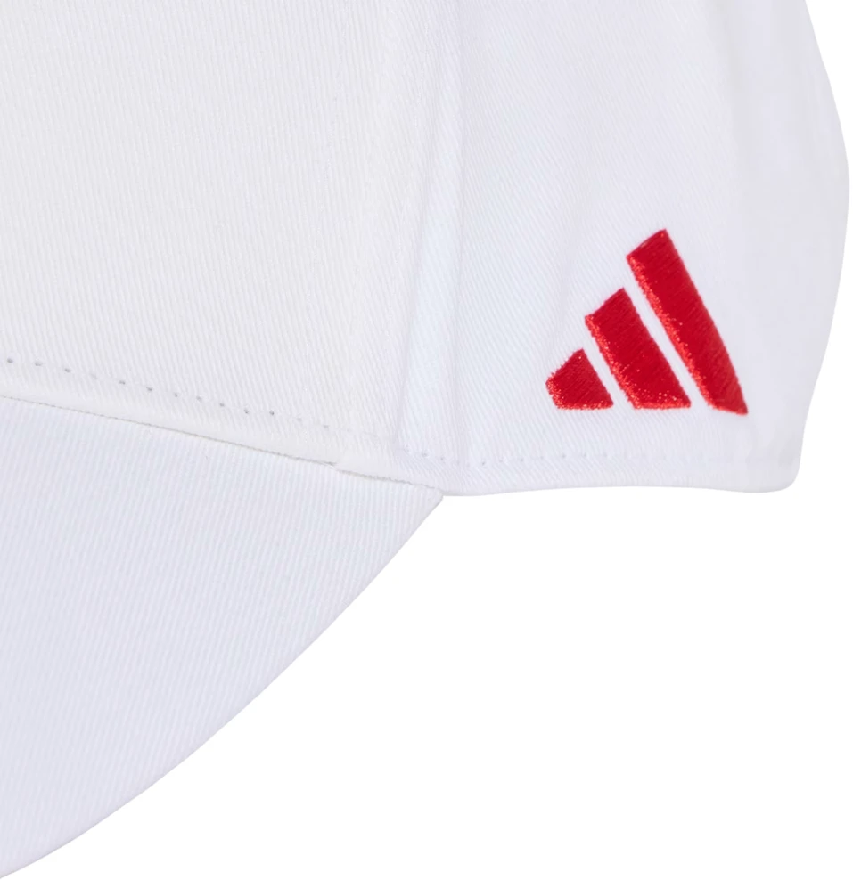 Kepurė su snapeliu vaikams adidas FC Bayern Monachium balta KT3396 (Dzieci)
