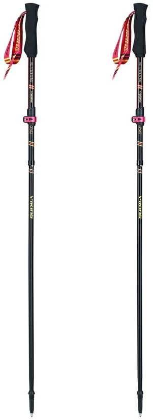 VIKING KETTERA PRO LADY TREKKING POLES Juodas/FUCHSIA