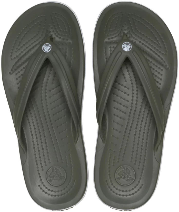 Crocs Crocband Flip šlepetės alyvuogių spalvos 11033 3J5 (42-43)