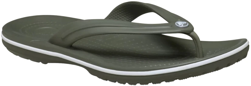 Crocs Crocband Flip šlepetės alyvuogių spalvos 11033 3J5 (42-43)