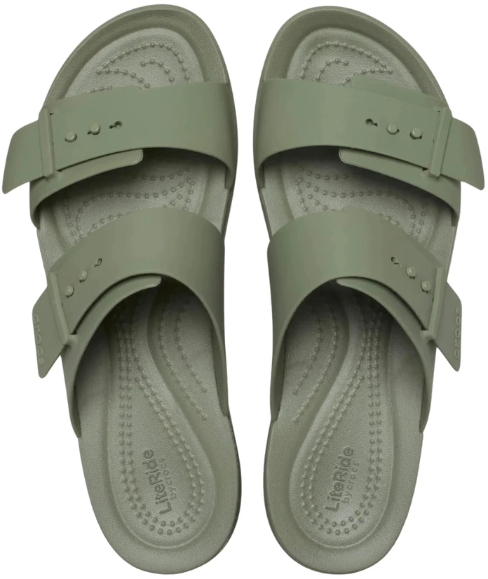 Crocs Brooklyn Buckle Low moteriškos šlepetės, žalios 211215 3BX (38-39)