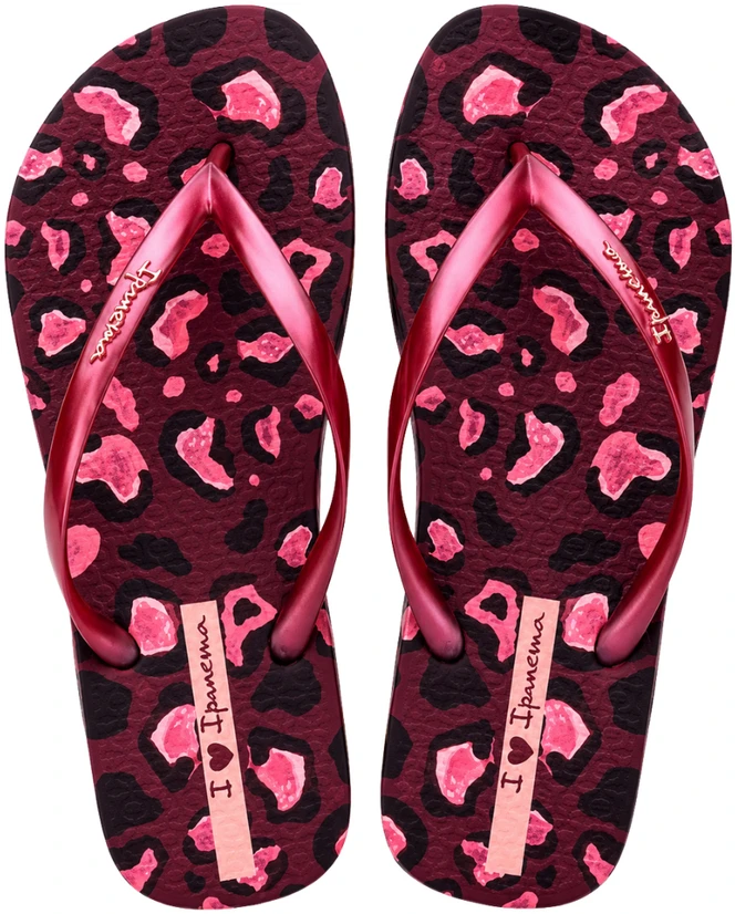 Klapki moterims Ipanema Animal Print rožinė 83846-BP657 (40)