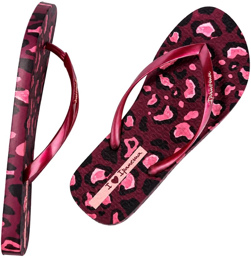 Klapki moterims Ipanema Animal Print rožinė 83846-BP657 (40)